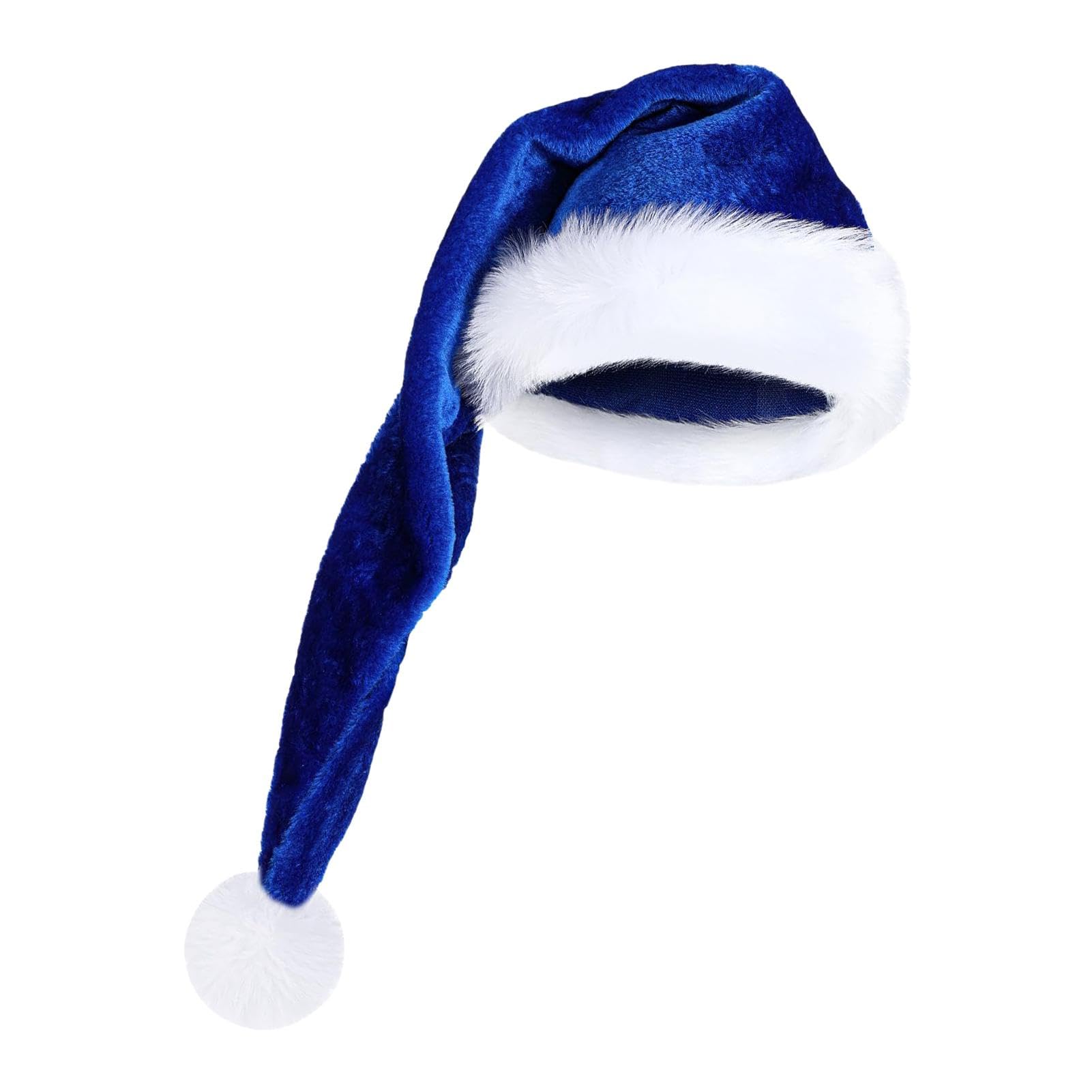 Bonnet Long Père Noël En Velours 75cm | Chapeau Adulte Unisexe Pour Noël, Cosplay, Fêtes - 2