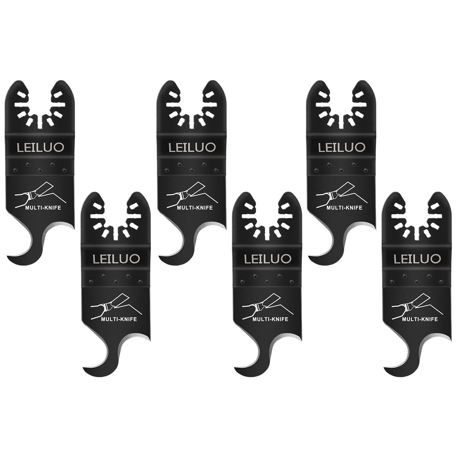 LEILUO 4 sztuki oscylujących wielofunkcyjnych haczyków