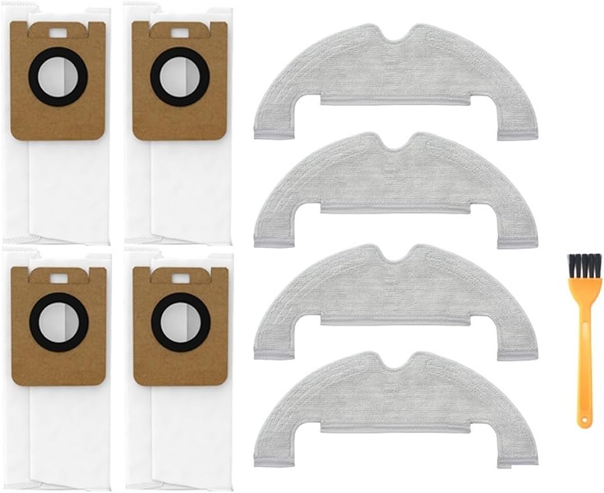 Accessories: Dust Bag, HEPA Filter, Main Brush, Mop, Robot Vacuum Cleaner, Replacement Parts. Compatible with The Dream Robot Z10 Pro / L10 Plus (Color : Dust Bag 9pcs)