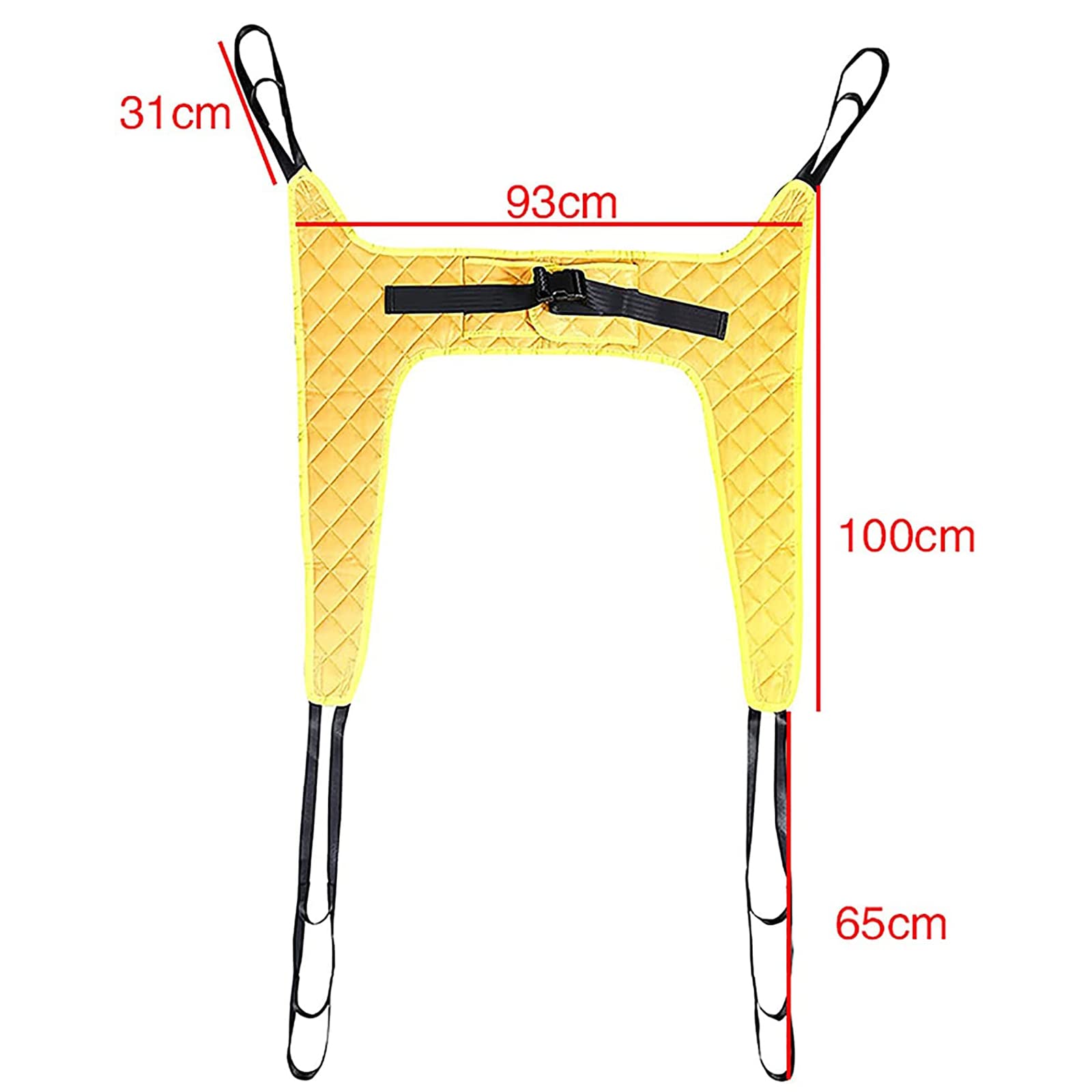 Arnés de elevación para Inodoro, Elevador de Paciente Arnés de elevación para Paciente de Cuerpo Completo con arnés para Inodoro, para discapacitados