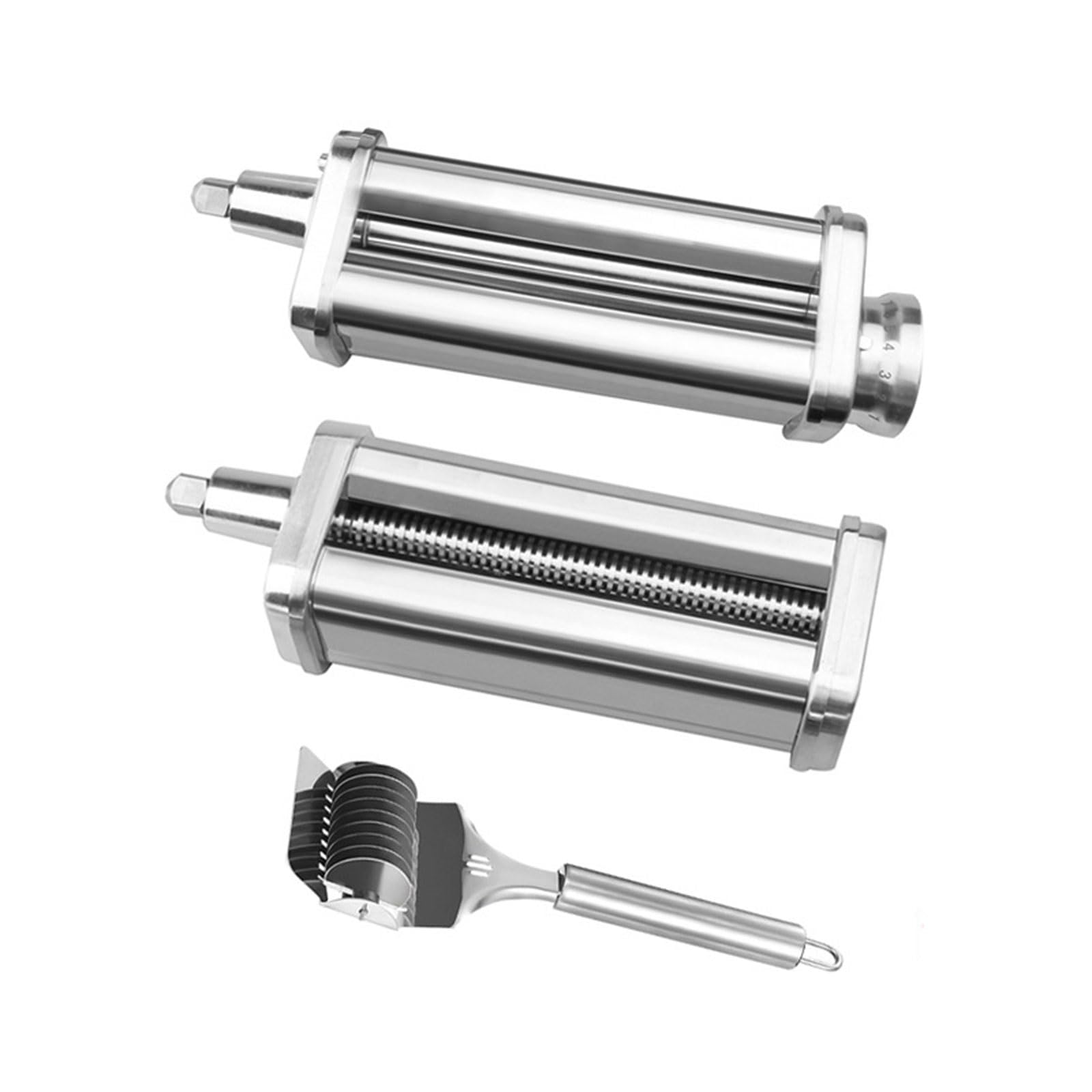 Kalttoy Pasta Maker Attachment Effortless Noodles Accessories Dough Maker Spare Part Stainless Steel Dough Spare Part