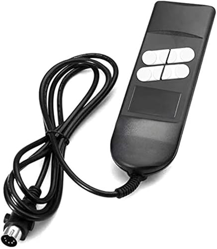 Arriba y abajo 4 botones 5pin Roll Line sofá eléctrico 180° Control remoto de mano para silla elevadora o reclinable eléctrico