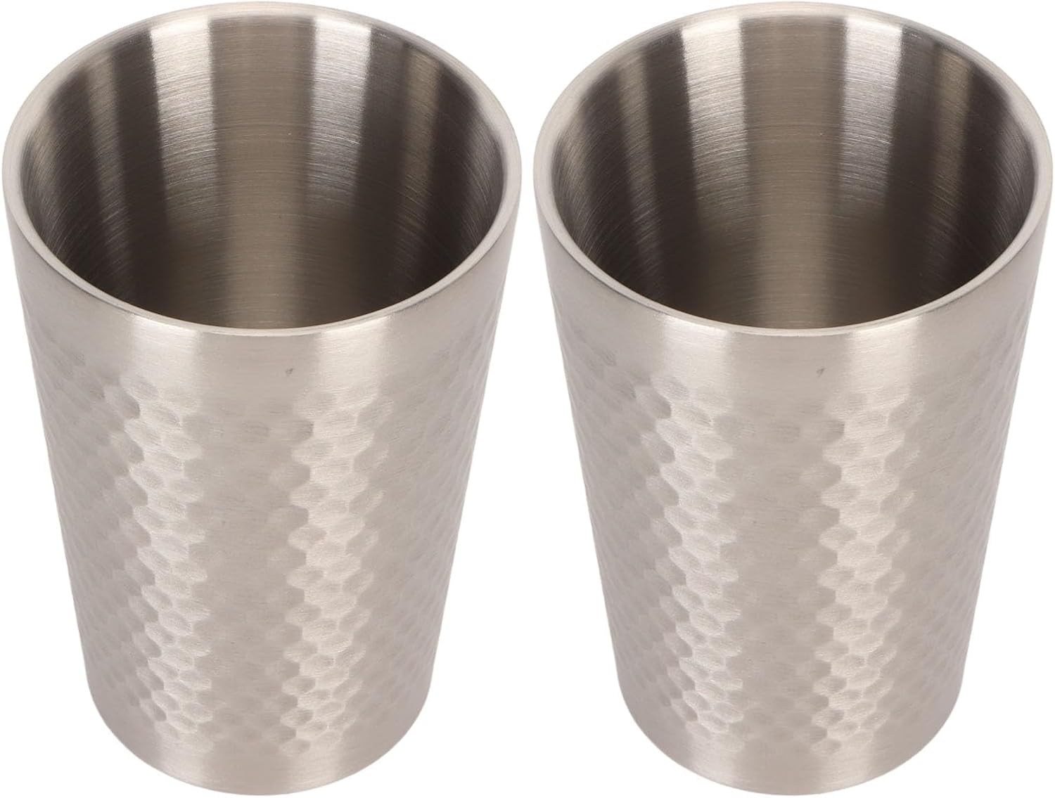 304 Stainless Steel Cup, 350ml Durably Multipurpose Water Coffee Cup, Hot Cold Drinking Cup with Double Wall, Elegant Streamlined Shape for Camping, Office, and Home Use