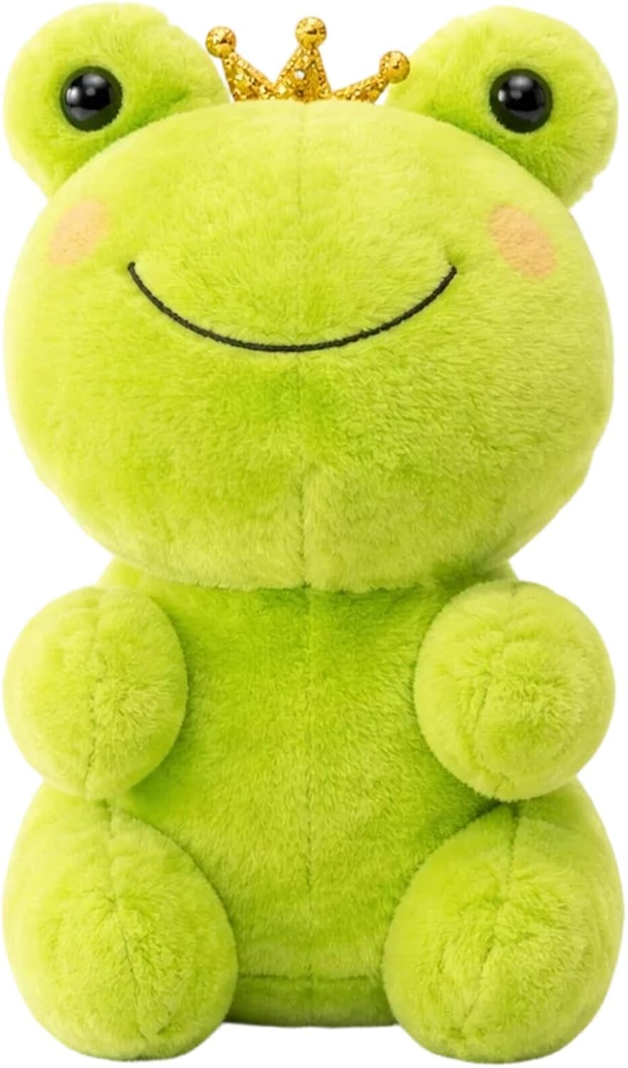 WaaRiuQ Frog Teddy, 22cm Frog Plush, Premium Soft Stuffed Frog, Comforting Companion for Home Decor, Collectible Frog Plushie with Durable Fabric Construction, Realistic Animal Design for Display