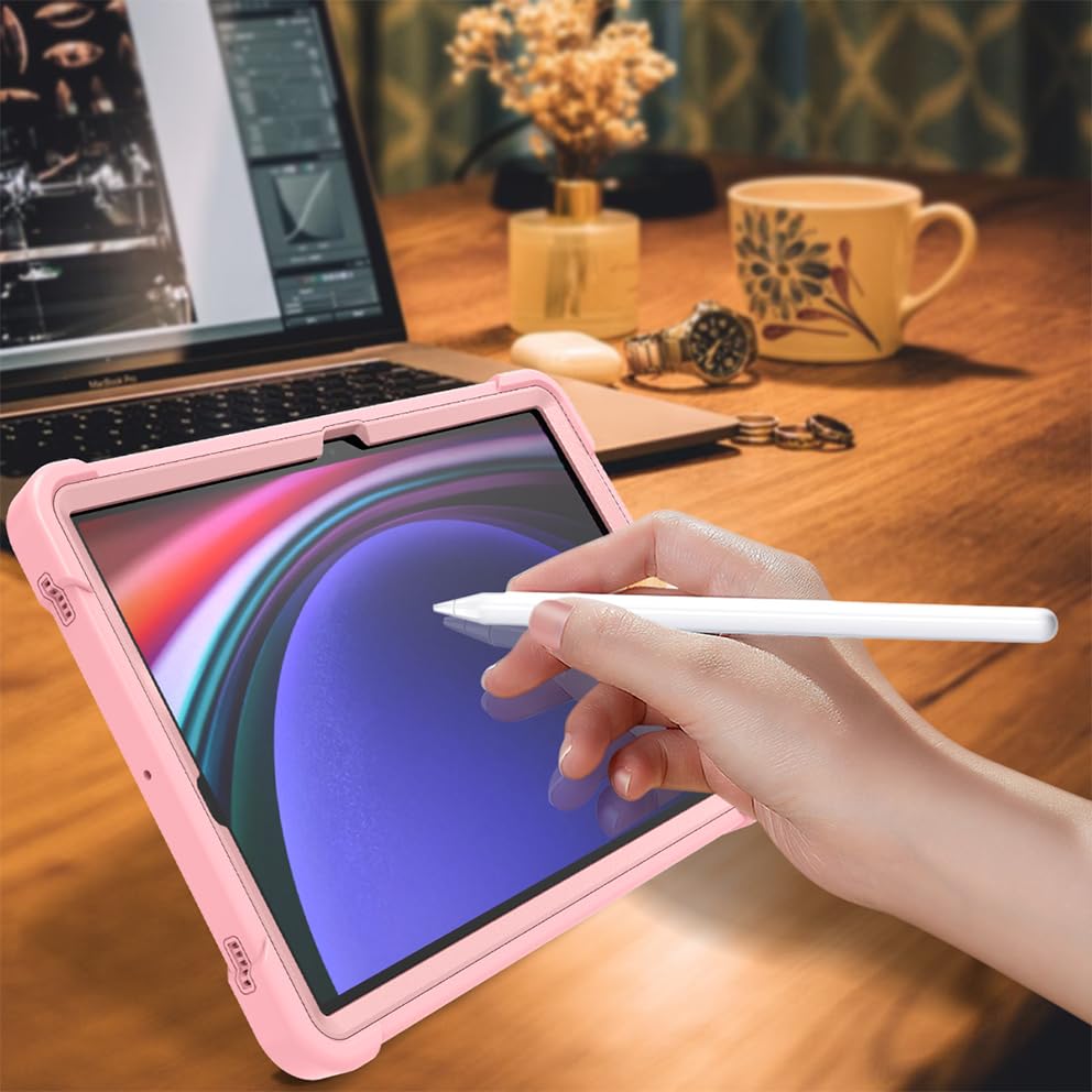 Étui Galaxy Tab S10 FE or rose finition premium antichoc chic - 7