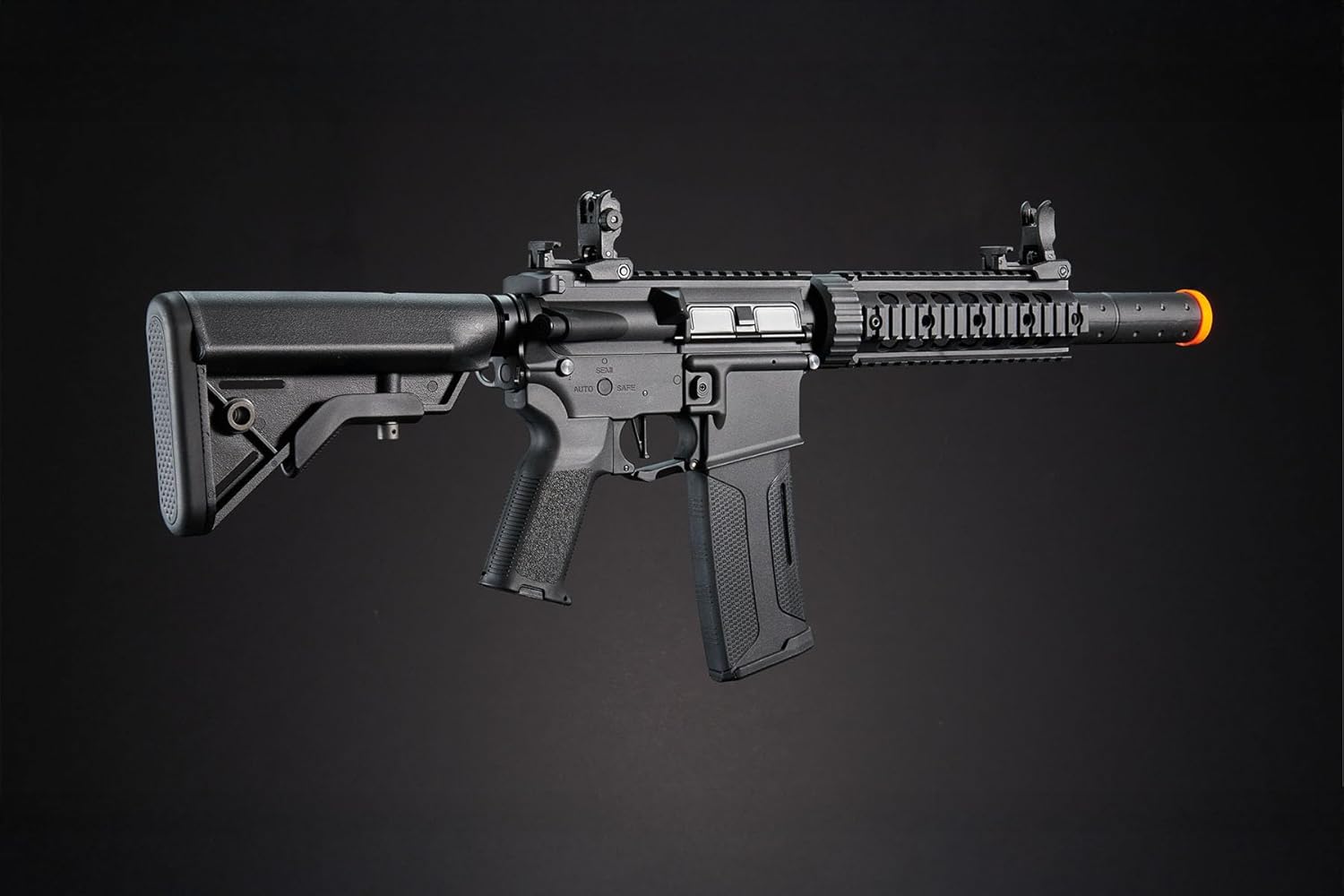 Lancer Tactical Gen 3 M4 Carbine SD Airsoft with Programmable Mosfet/ETU-Electric Full/Semi-Auto AEG Rifle (Lipo Battery & Charger Included)