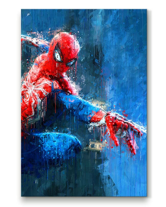 Tableau Joker Vintage Toile Imprimée Pop Art Décoration Murale Salon