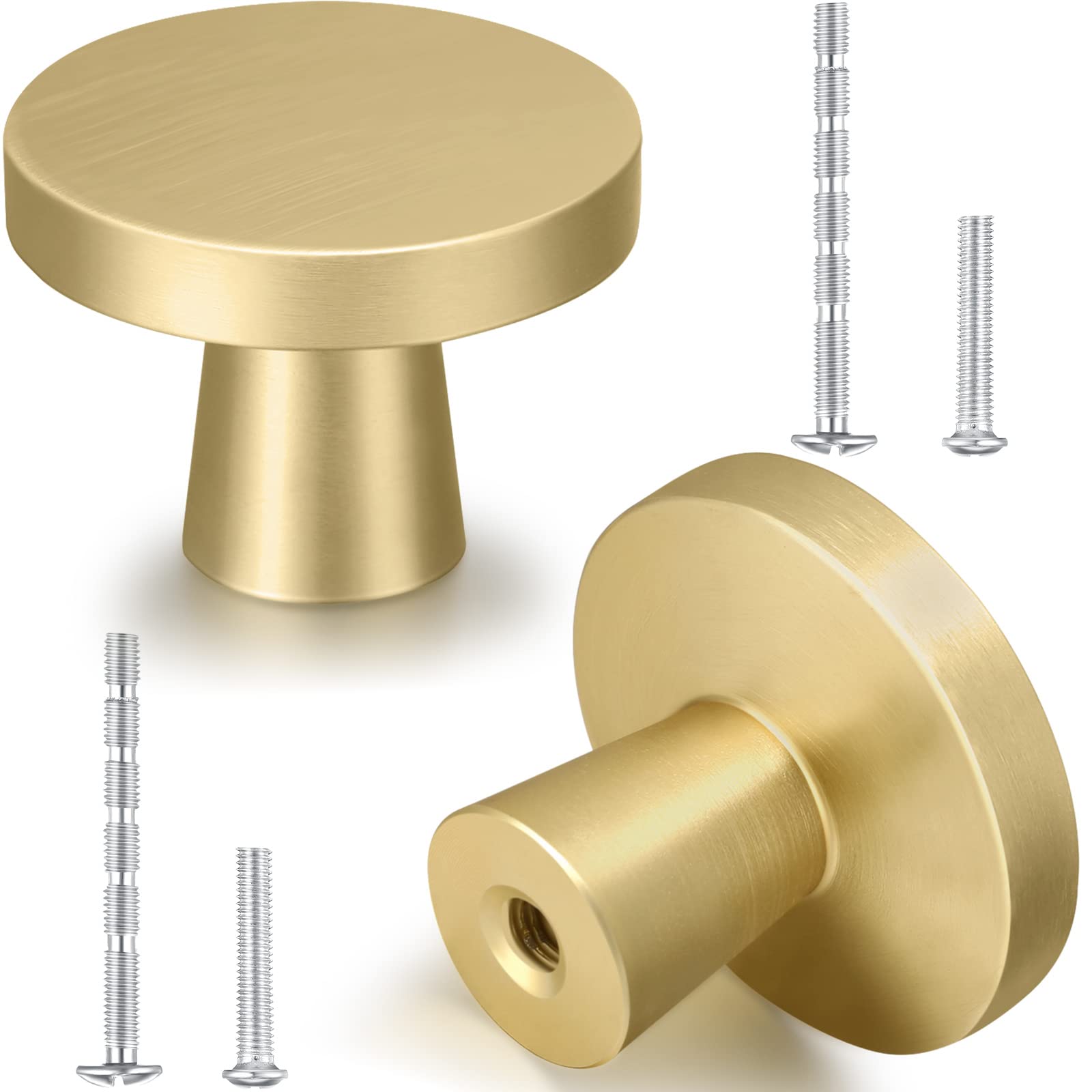 Boutons de placard dorés pour relooker une cuisine moderne ou une commode de chambre
