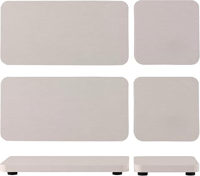 NiuYichee Set of 4 Diatomite Coasters, Quick-Drying Water Absorbing Stone Tray Bathroom & Kitchen Counter