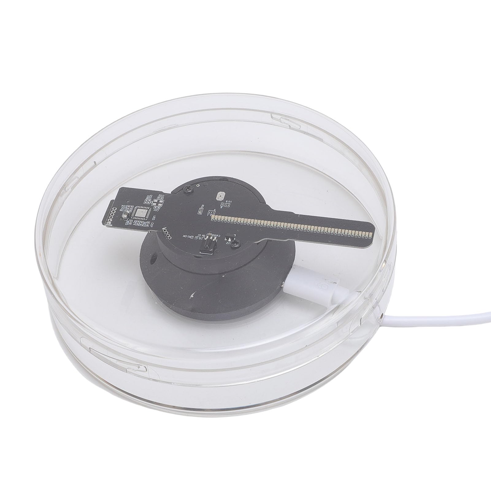 Fabater Fan con Ologramma 3D Display Pubblicitario con Risoluzione HD Vivida 1080X1600 per Negozi Aziendali, Telecomando WiFi per Ristoranti