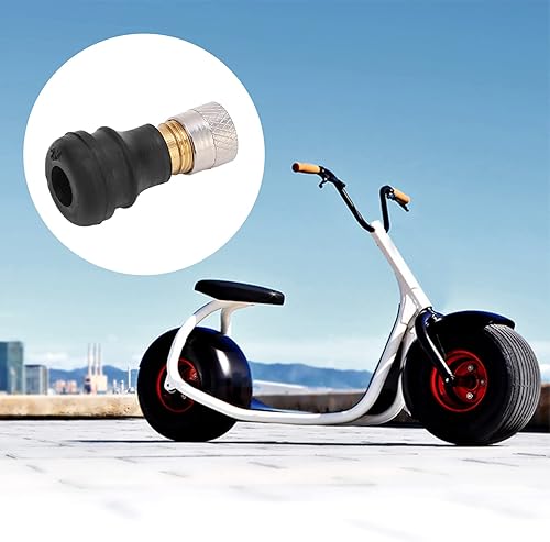 Miniatura 3 de 10 piezas de válvula de vacío eléctrica para scooter, vástagos de válvula de goma a presión, 0.8in de largo para Xiaomi M365 Pro de menos 0.354in de