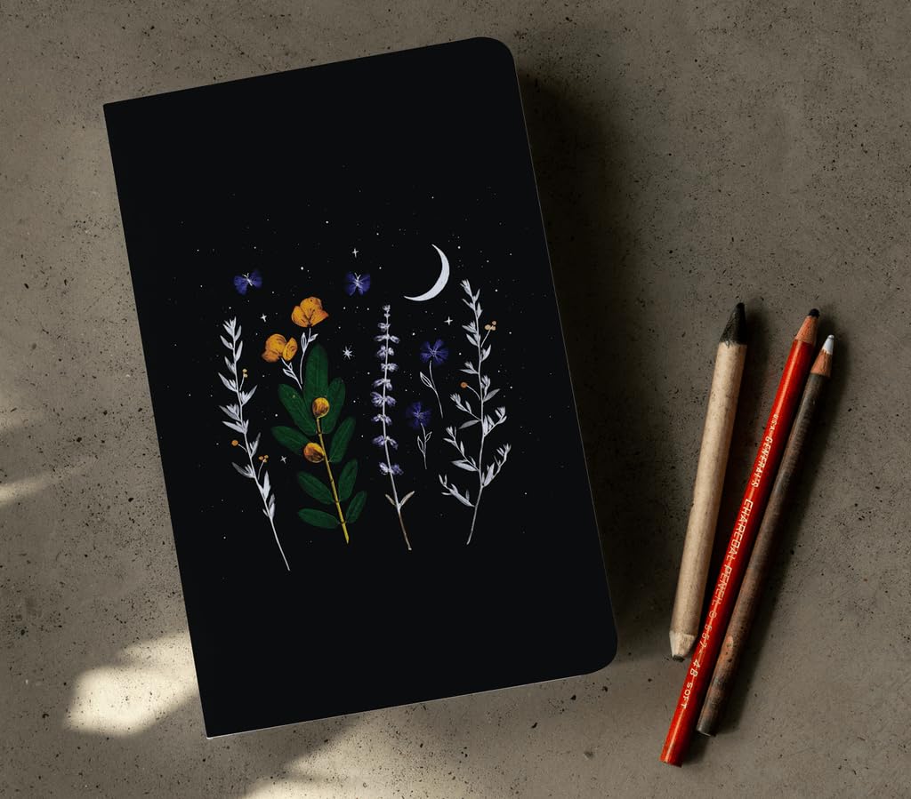 DENIK Flowering Of Consciousness Notebook, 5.25" x 8.25", 144 Lined Pages, Softcover Notebook      Unknown Binding