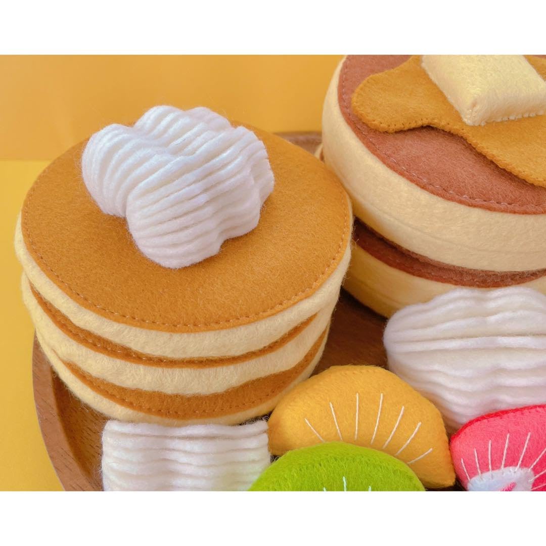 Amazon | フェルトのパンケーキセット ホットケーキ フェルト