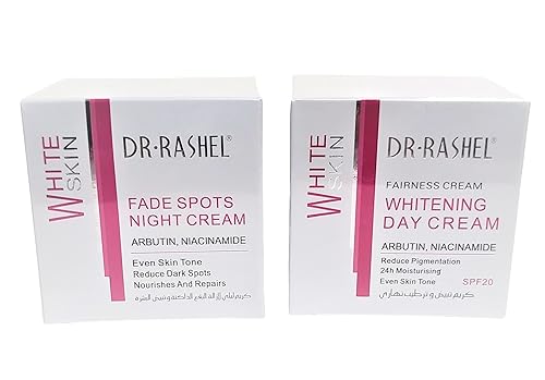 Miniatura 2 de Dr Rashel Fade Dark Spots - Crema facial de día y crema de noche con arbutina y niacinamida (paquete de 2) tarros de 1.76 onzas