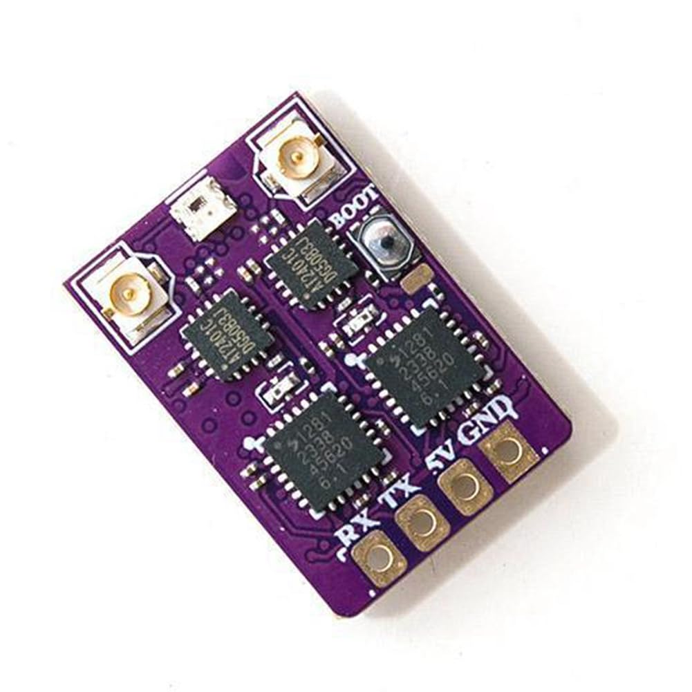ELRS 2.4G Diversity Receiver Intégrée TCXO Dual RX Antenne pour Le Protocole CRSF pour FPV Freestyle RC Racing Drone à Longue Portée