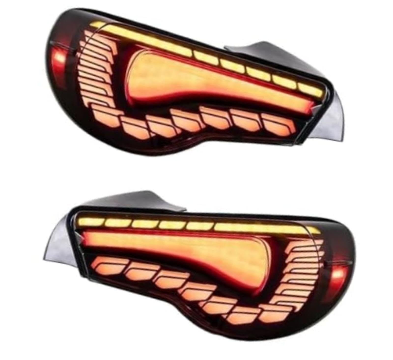 Dla TOYOTA, 86 2012-2020 tylne światła cofania Car Styling 2 szt. Tylne światła zespoły świetlne kierunkowskaz Lampka kontrolna lusterka bocznego (2pcs Smoke) Lampka (2pcs Smoke)