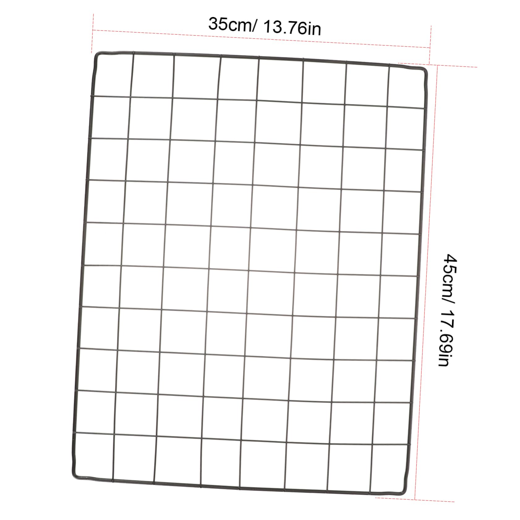 HAPINARY DIY Dog Crate Divider Panels 4pcs Chicken Wire Fencing for Pet Fence Sheet Assemble Iron Pet Cage Supplies 35 * 45cm