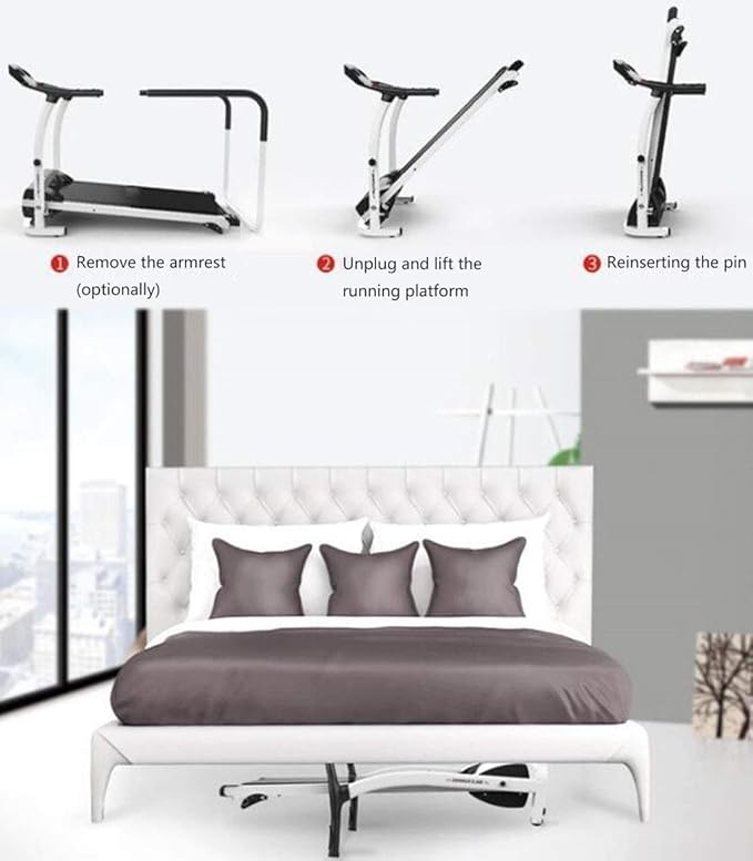 Caminadora Eléctrica Plegable con Motor, 3 Modos Inteligentes miniatura 4