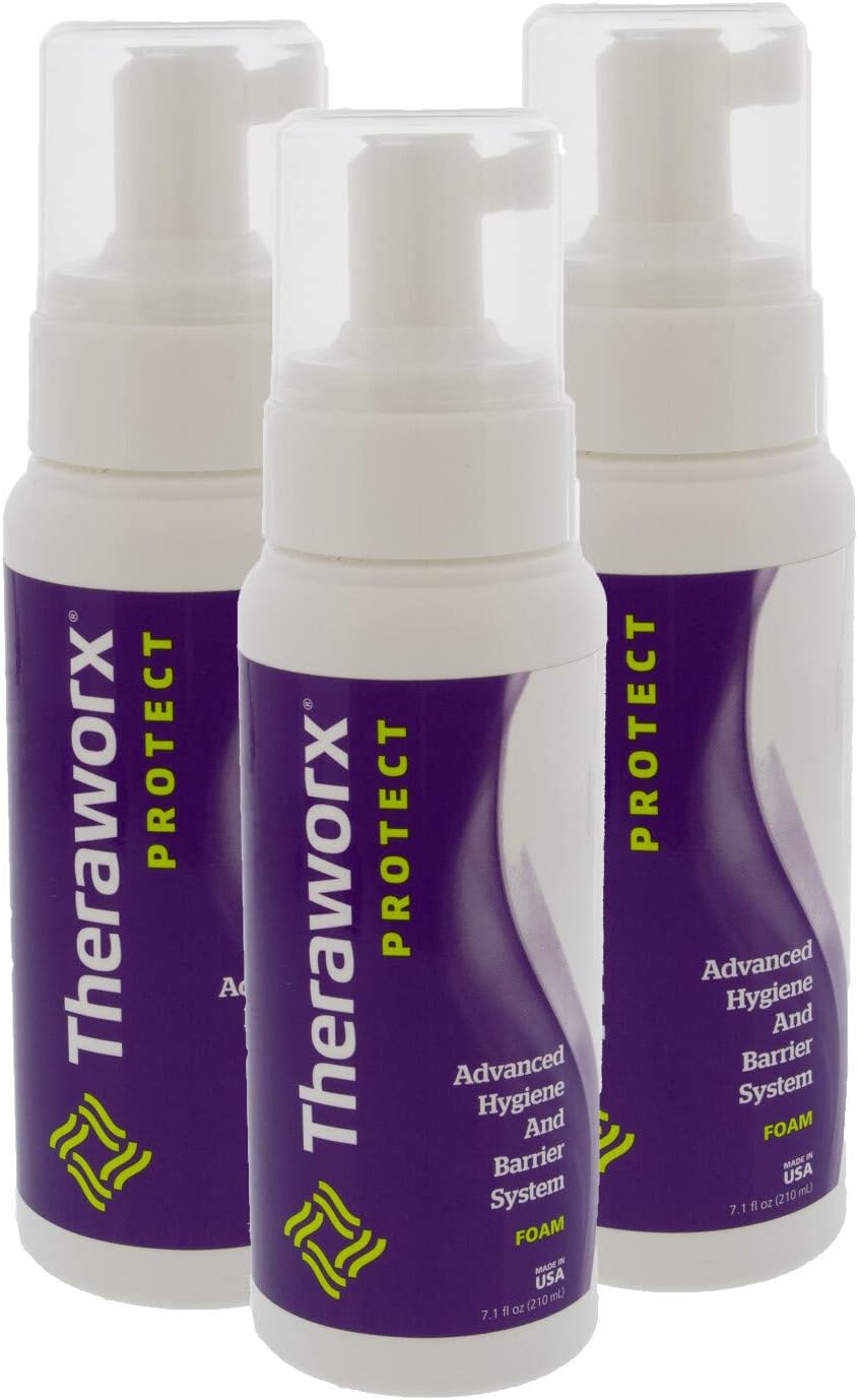 Theraworx Protect Advanced Hygiene and Barrier System Foam Large Bottle (7.1 oz) - 3
