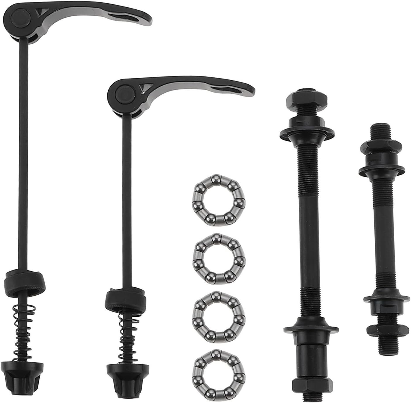 1Set Bicycle Front Rear Axle Tools Set Front and Rear Skewers Bike Quick Release Skewer for 6/7/ 8 Speed Bikes