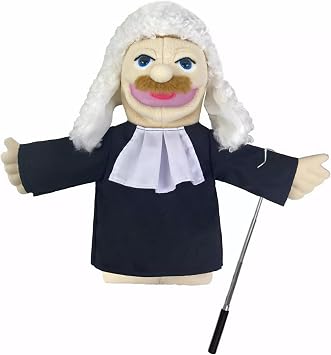 Family Hand Puppets for Kids,Includes Teacher, Policeman, Farmer, Pirate, Detective, etc. with Movable Open Mouths,Perfect for Storytelling,Teaching,Festival Gifts,1 PCS with Joystick