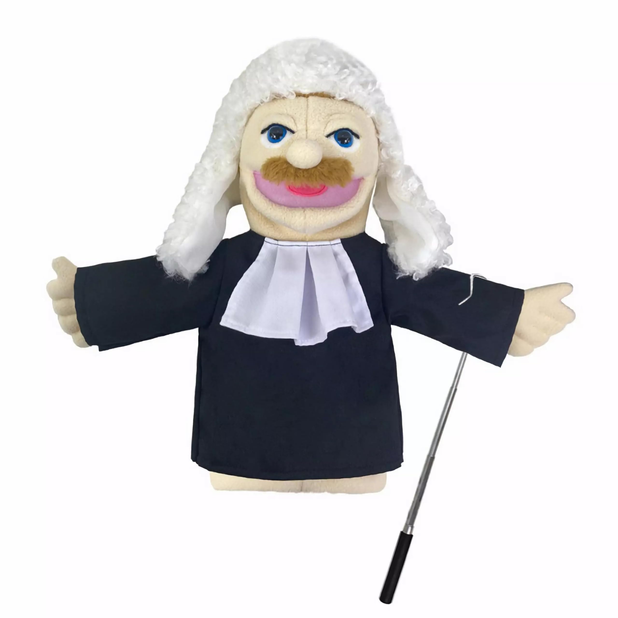 LOMTRATS Theater Hand Puppets for kids,Includes Teacher, policeman, farmer, pirate, detective