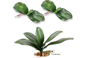 Lifelike Artificial Orchid Leaves for Stunning Home Décor