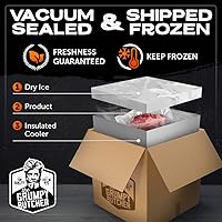 Vista 8 de Caja de regalo de 4 filetes Grumpy Butcher – 2 filetes de entrecot (12 oz) y 2 filetes de solomillo superior (6 oz) – Sampler de carne Angus