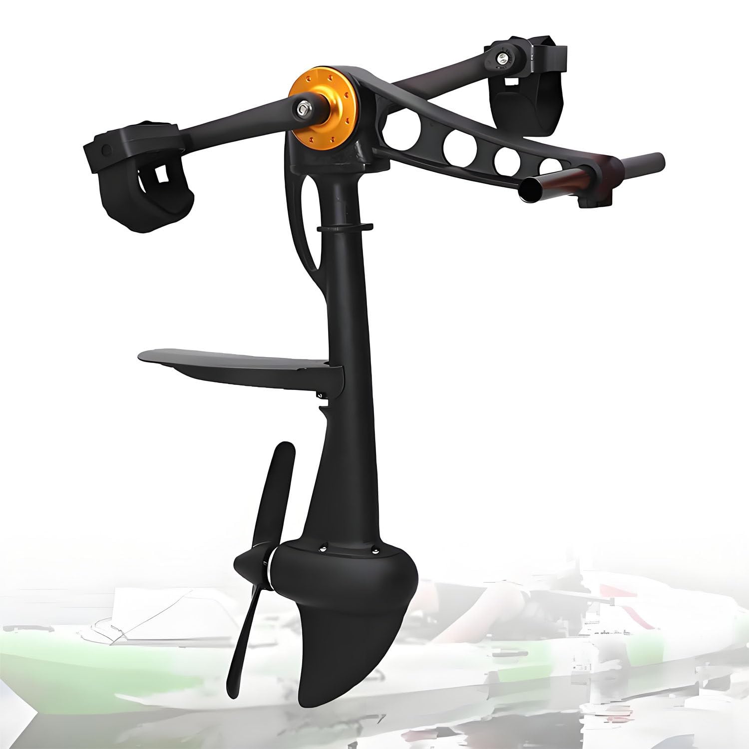 AiODiO Complete Kayak Pedal Drive Kit, Sturdy Propulsion Device Kayaks, Foot Operated Kayak Suitable for Kayaks and Inflatable Fishing Boats, Pedal Motor for Kayaks