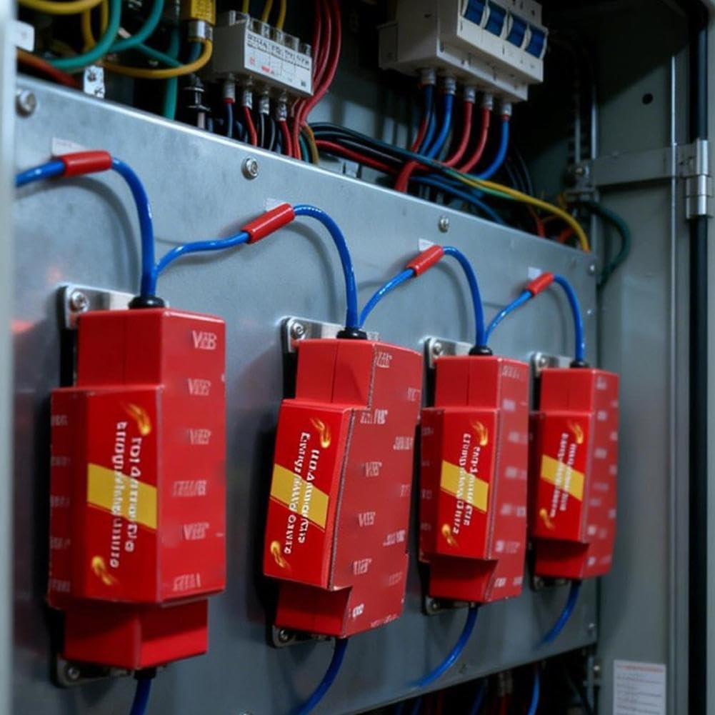 Dispositivo automatico di estinzione antincendio aerosol per quadro elettrico, soppressione rapida in 5 secondi, montaggio su guida DIN, compatto soppressione antincendio per sistema di accumulo di