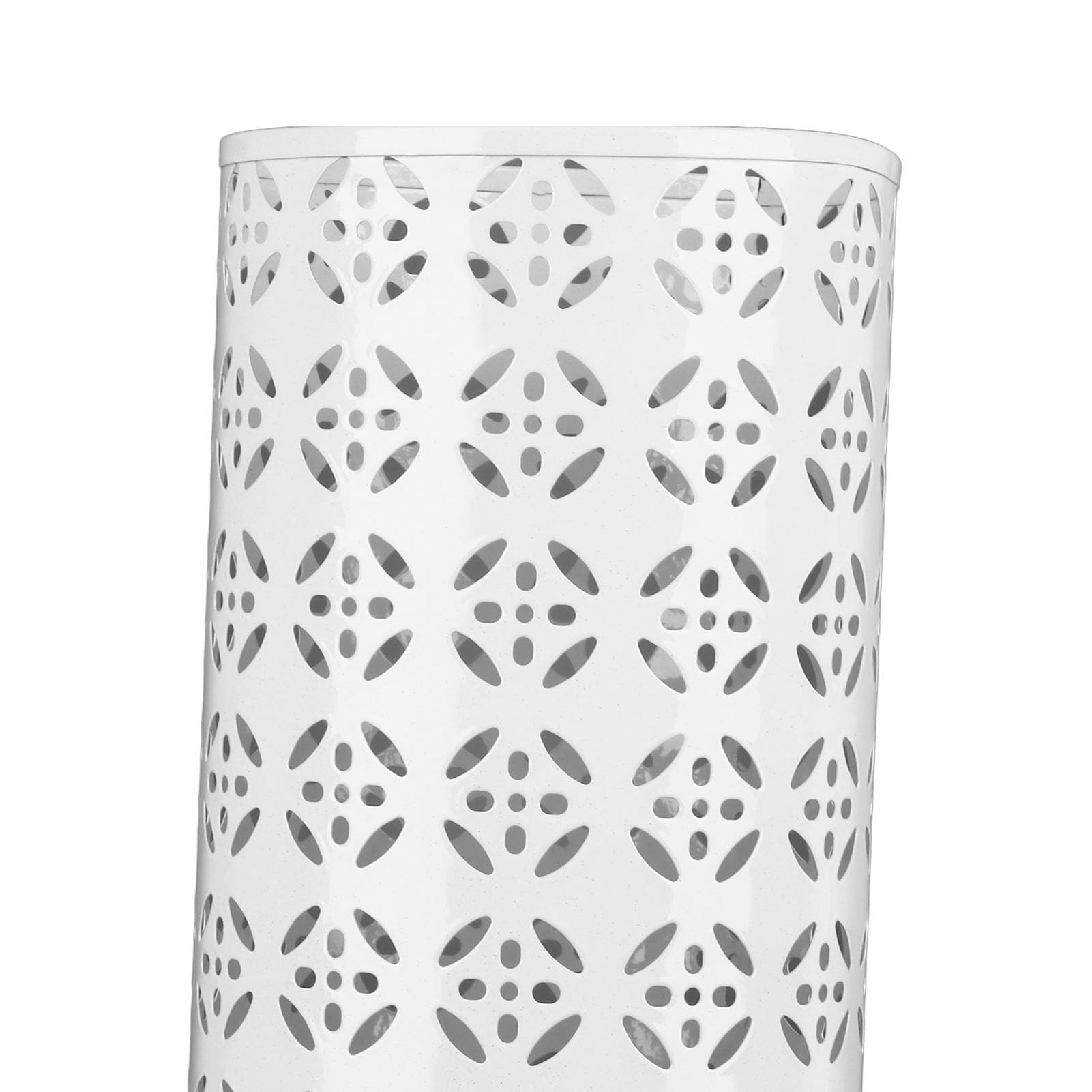 Tonysa Portaombrelli in Metallo, Elegante Motivo in Rame Cavo, Portaombrelli Antiruggine per Ingresso, Ufficio, Casa (WHITE)