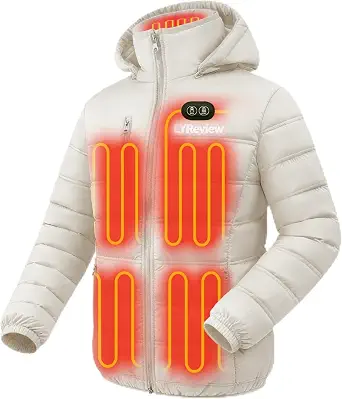Unisex Heated Jacket with Battery Included for Men and Women