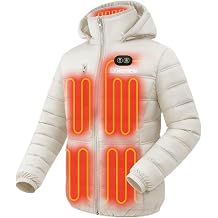 Unisex Heated Jacket with Battery Included, Outdoor Cozy Soft Waterproof Winter Heating Coat for Men and Women