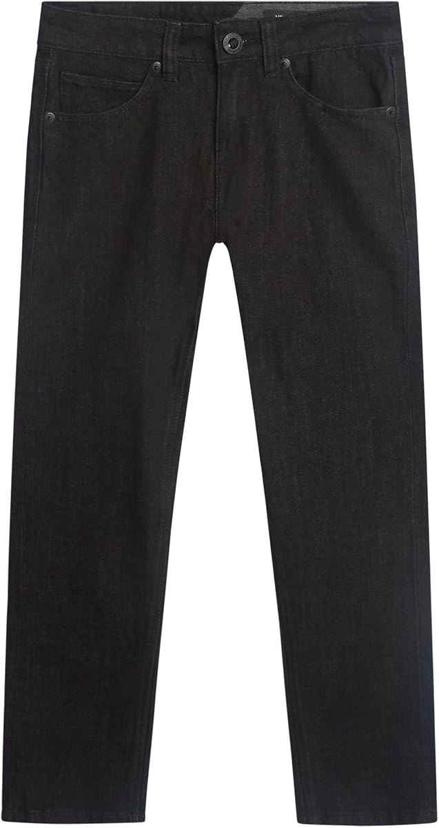 Volcom Boys' Regular Fit Pull-On Denim Jeans, 5-Pocket Style | Relaxed Comfort That Moves with Growing Kids, a Classic Timeless Look for School, Weekends or Everyday Wear