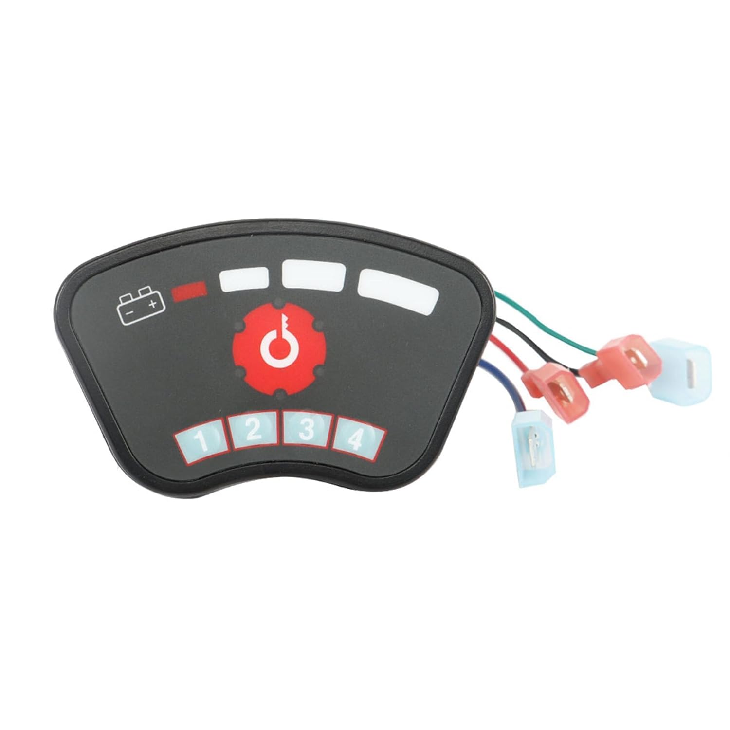 WFLNHB 36V-48V Golf Cart Keyless Ignition Switch PIN Code Key Replacement for EZGO Club Car Yamaha Starter Switch with Electric Meters Digital Battery