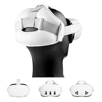 Rebuff Reality VR Balance-Head Cushion Compatible for Oculus Quest 2, Enhanced Comfort for Head Strap, Replacement for Oculus Quest 2 VR Accessories