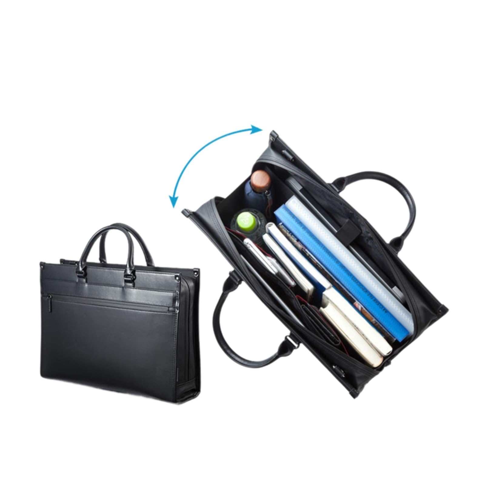 Borsa impermeabile for laptop da 14 a 15,6 pollici, valigetta unisex da lavoro, antifurto con tracolla, borsa sottile da viaggio
