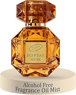 Zoha Egyptian Musk - Egyptian Oil Perfume for Women and Men, Skin-Friendly, Alcohol-Free Perfume Oil, Travel Size Clean Parfum, 30ml Spray