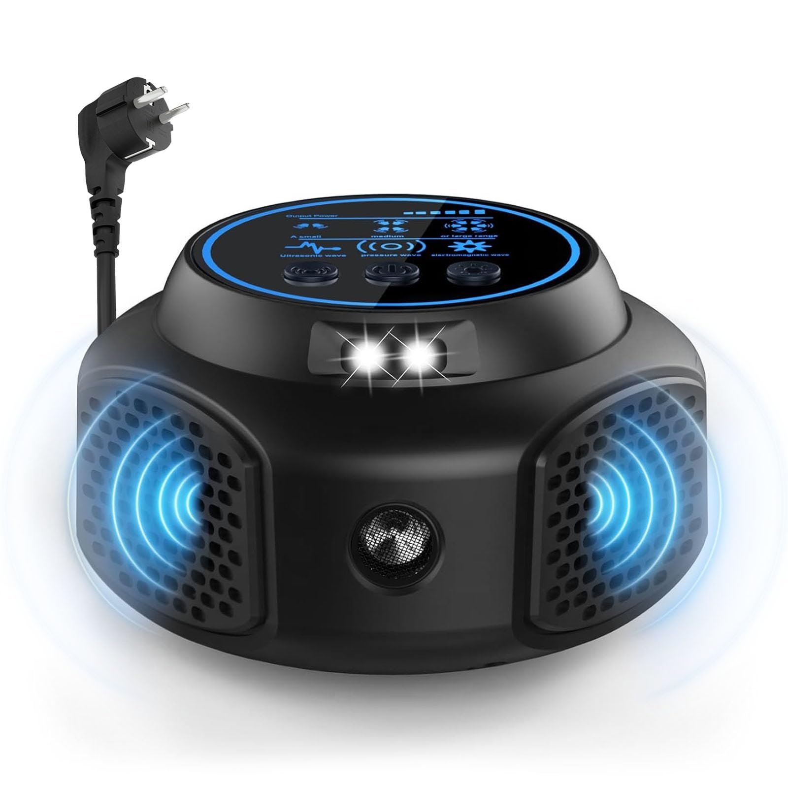 EPROICKS Ultrason Souris Et Rats, Couverture à 360 Degrés,Répulsif Souris Ultrason, Modulation De Fréquence Intelligente, Adapté à La Répulsion des Rongeurs dans De Multiples Scénarios
