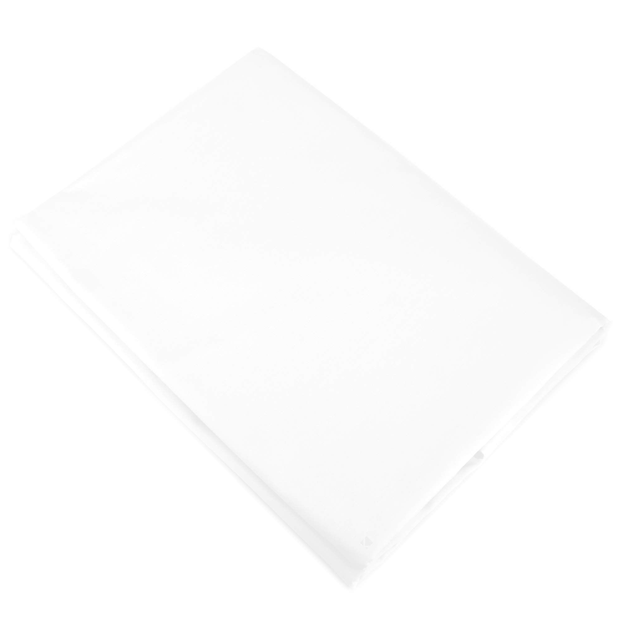 Linnea Housse de Couette uni 260x240 cm 100% Coton Alto Blanc
