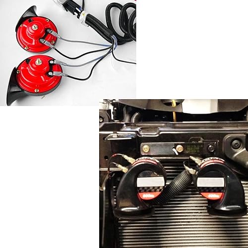 Miniatura 7 de iJDMTOY Kit de relé de arnés de cableado de bocina de 12 V compatible con bocinas de tono explosivo de montaje en rejilla de automóvil y camión