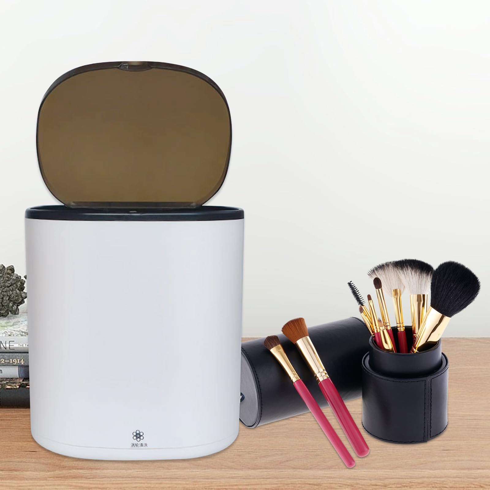 Nettoyant pour pinceaux de maquillage, sèche-pinceaux, nettoyant pour pinceaux de maquillage, outil de nettoyage automatique pour pinceaux de maquillage, outil de nettoyage automatique pour toutes les