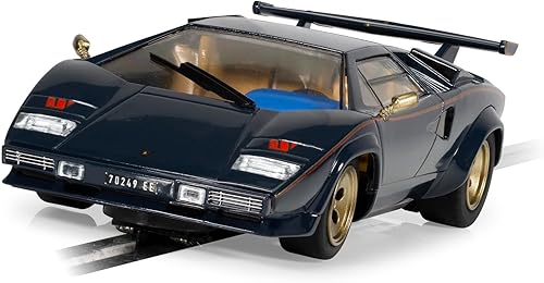Miniatura 3 de Scalextric C4411 Lamborghini Countach - Walter Wolf - Coches azules y dorados - Calle y Rally