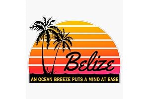 BELIZE an Ocean Breeze Puts A Mind At Ease Sun Sunset Palm...