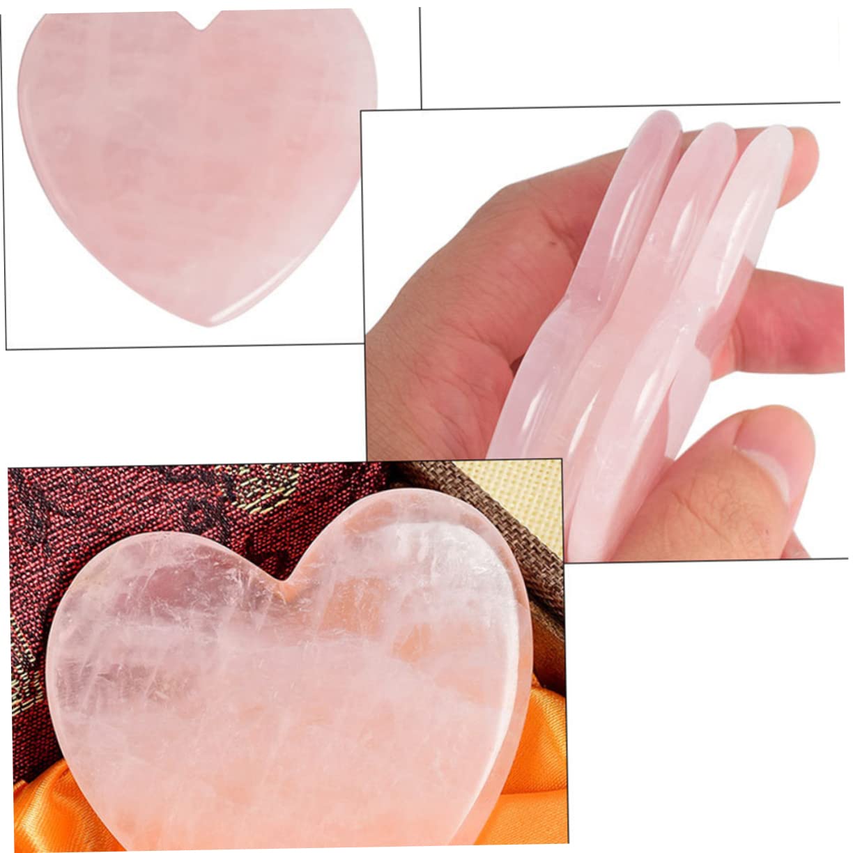 3 Stück Langlebige Massageplatten Aus Natürlicher Jade Für Freunde Und Familie