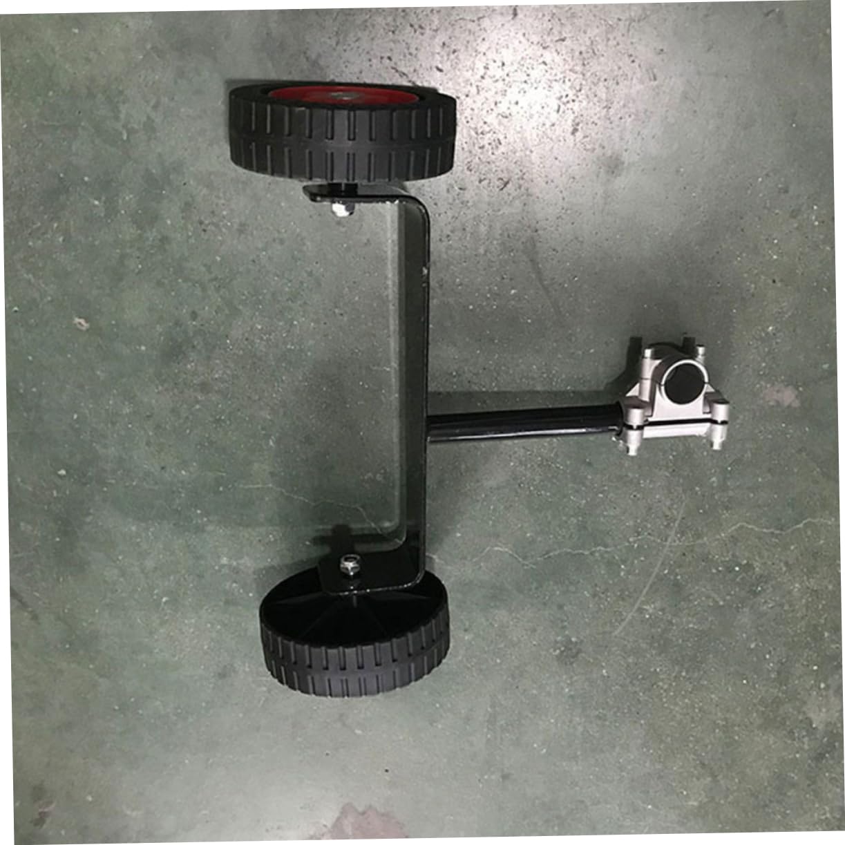 2 Piezas Ruedas de Soporte Ajustables para Cortacésped de Unidades para Desbrozadoras de Gas y Eléctricas para Jardín Ligera y de Maniobrar