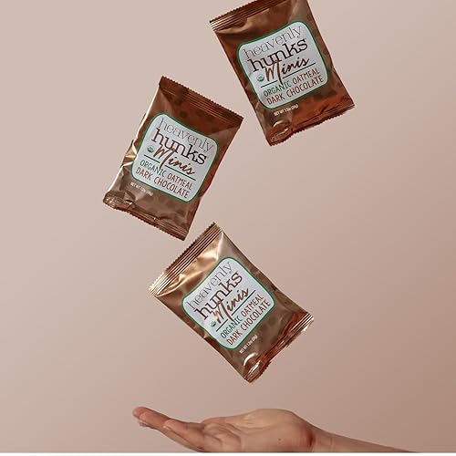 Miniatura 6 de Heavenly Hunks Mini de avena orgánica con chispas de chocolate oscuro - Bolsa de 1.2 onzas (paquete de 16)