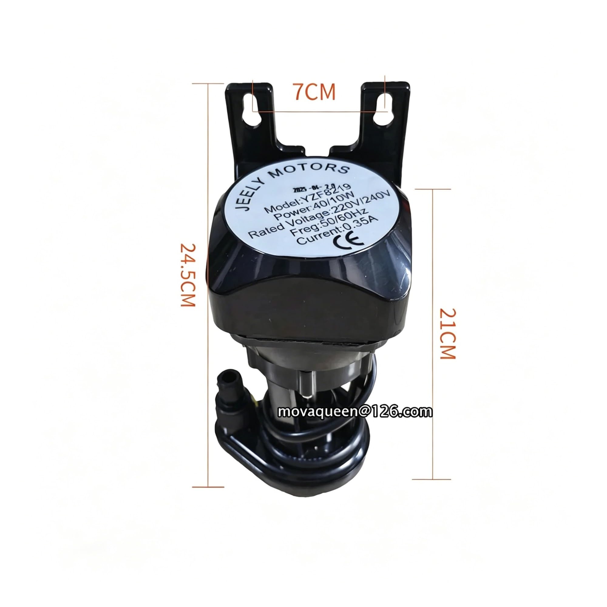 Repuestos For Máquina De Fabricación De Hielo 220V-240V JEELY MOTORS YZF8219 10W Bomba De Agua For Máquina De Hielo, Múltiples Protecciones