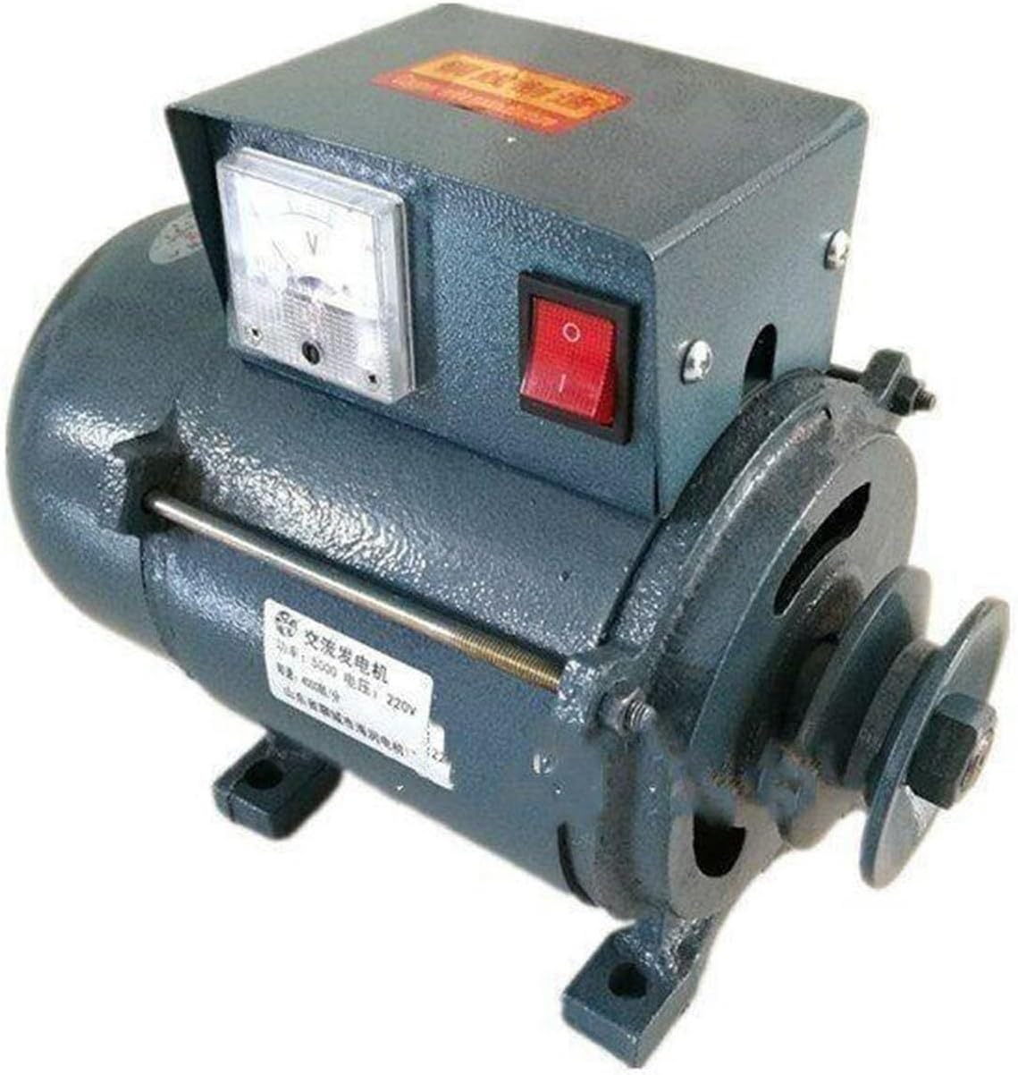 7000W Gasoline Generator, 220V Brushless Motor With Pure Copper Wire, Belt Drive For Home Backup And Lighting Power