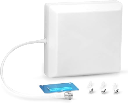 Indoor Wall Mount Panel Antenna, Cell Phone Signal Boosters with N-Female Connectors for Home 2G, 3G, 4G, 5G 698-4000Mhz